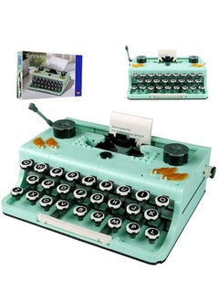 XiuWoo 820PCS Retro Typewriter Building Set for Adults, Classic Retro Series Typewriters Toys Model, Easy Stow and Store, Best Nostalgic Gift for 6 Year Old Kids or Adult, Green  - Image 2