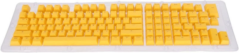 Colorful PBT Two Color Injection Mechanical Keys Established for Most Keys of 61-108 (mini Yellow) - Image 1