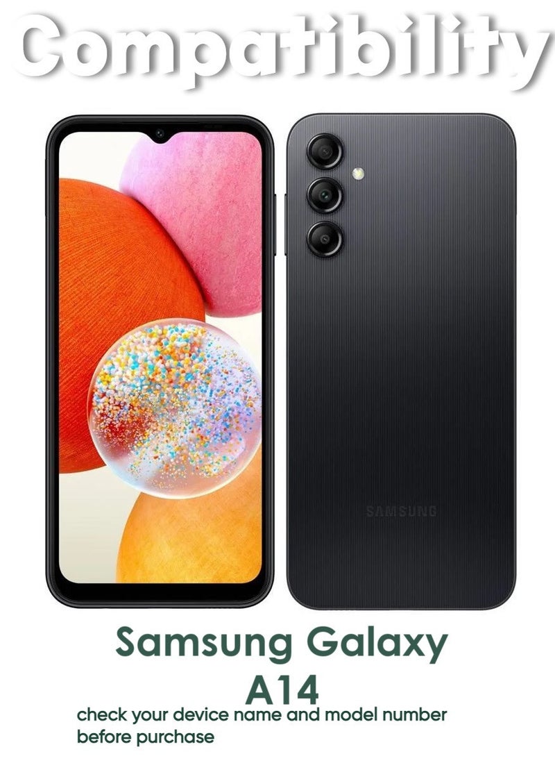 ACLIX 5 Pieces Antistatic ESD Dustproof Premium Quality High Definition Tempered Glass Screen Protector Designed For Samsung Galaxy A14 - Image 3