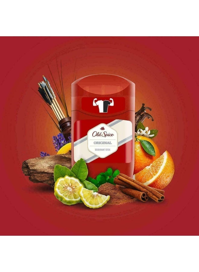 Old Spice Original Deodorant Stick For Men, 50 ml - Image 3