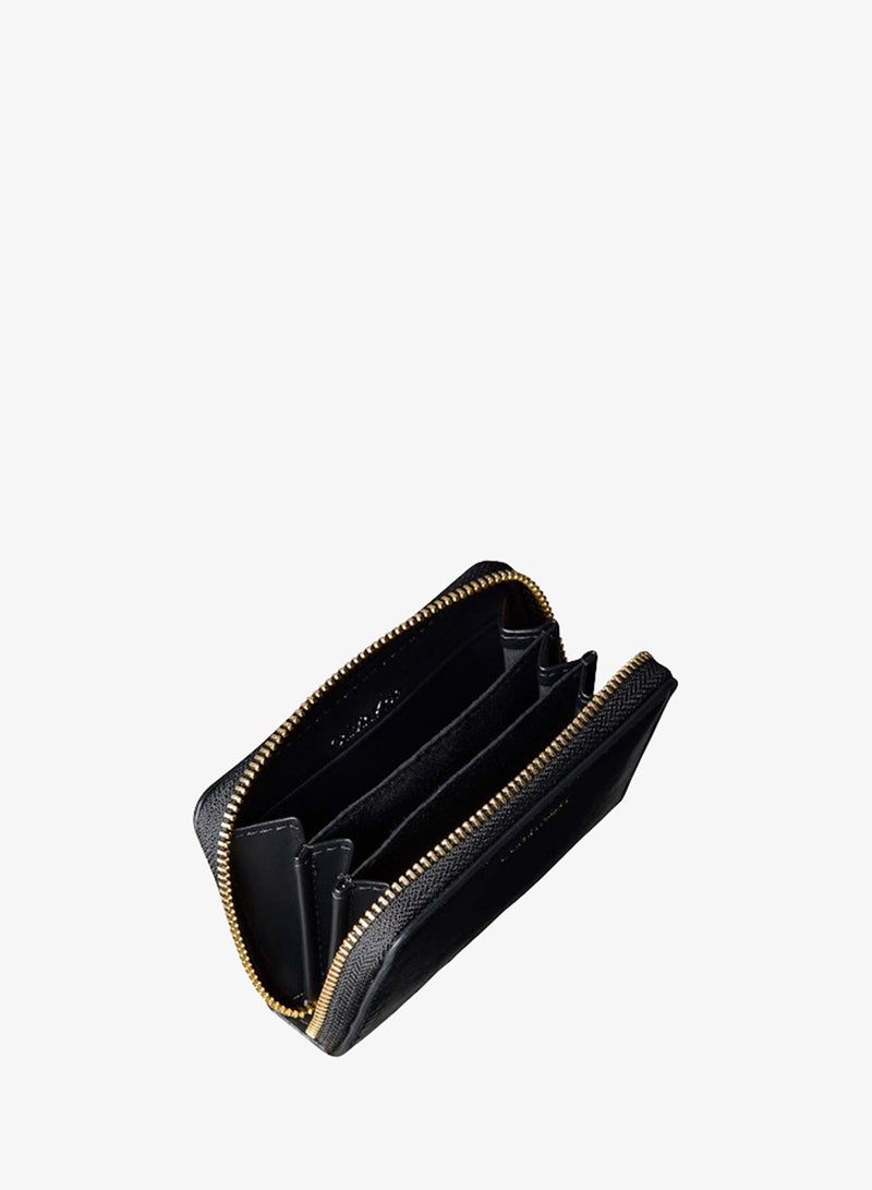 CALVIN KLEIN Foil Logo Zip-Around Glossy Wallet - Image 3
