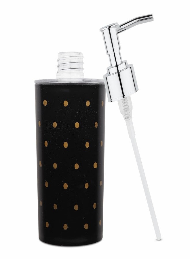 BATH GURU BG-SDB 07 Countertop Liquid Soap Dispenser for Wash Basin Bathroom, Plastic Multipurpose Dispenser Bottle for Cleansers, Soaps, Shampoo, Conditioner, Dish Soap, Body wash 300 Ml (Black) - Image 5