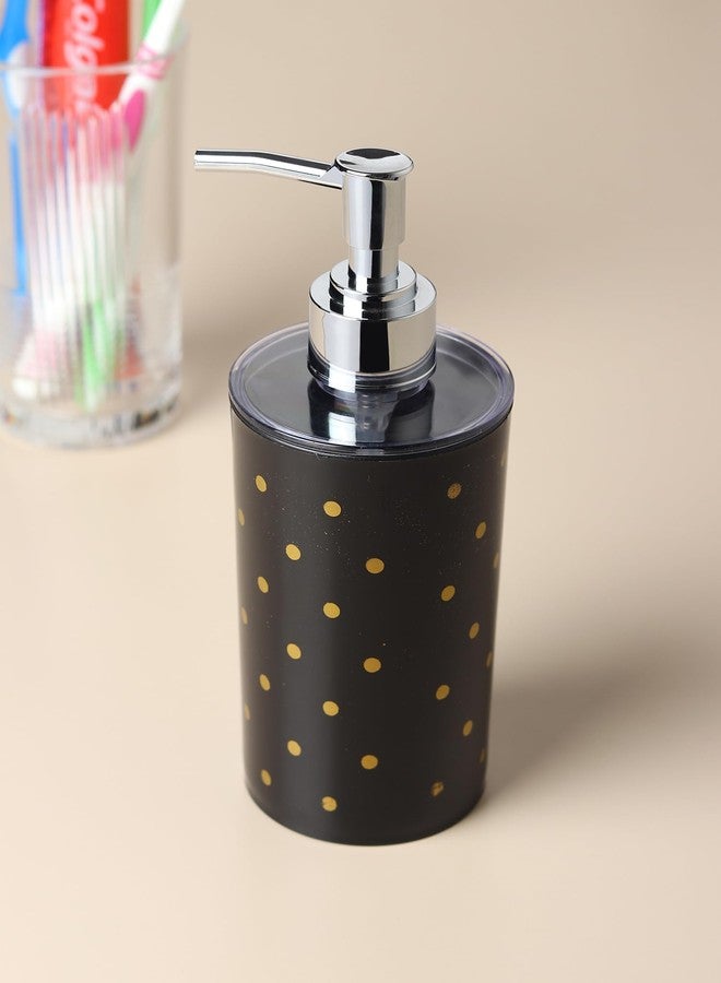BATH GURU BG-SDB 07 Countertop Liquid Soap Dispenser for Wash Basin Bathroom, Plastic Multipurpose Dispenser Bottle for Cleansers, Soaps, Shampoo, Conditioner, Dish Soap, Body wash 300 Ml (Black) - Image 1