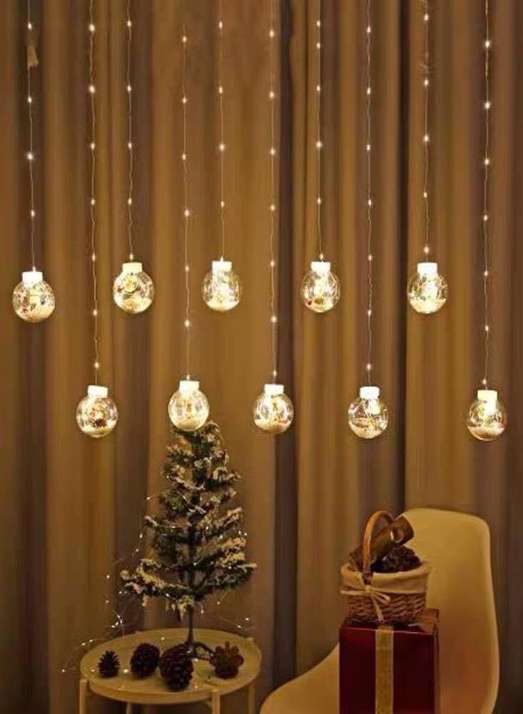 Generic Curtain Star in Crescent -3m -Ramadan Decoration -LED - Image 1