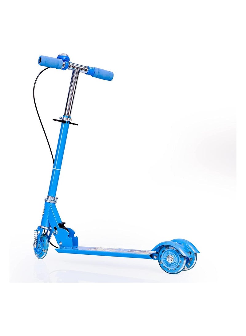 Zemic Kids Road Master Runner Kids Scooter, Skating Ride on, Scratch Free with Adjustable Level I Multicolor Flashing 3 Wheels I Handlebar & Foldable... - Image 4