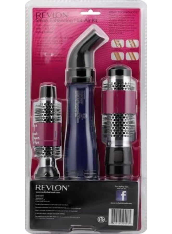 ريفلون طقم Revlon Perfect Style للهواء الساخن بقدرة 1200 واط، مجموعة من 3 قطع لتصفيف الشعر، تجعيده، وإضافة كثافة وحجم. - Image 1