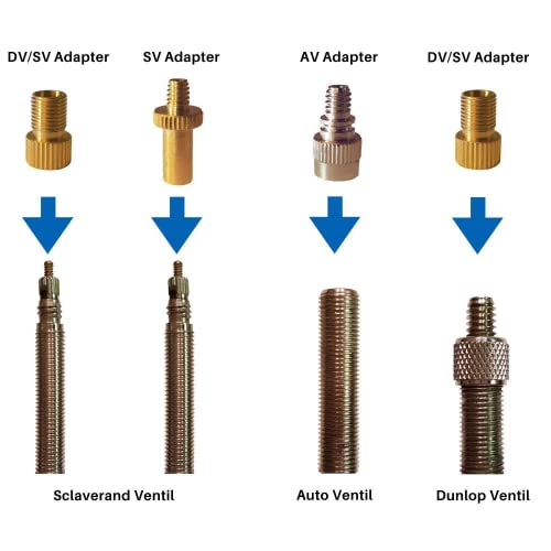PinbWD 32PCS Premium Brass Valve Adapter, Bike Tire Valve Adapters, Ball Pump Needle, Adapters Kit as Inflation Devices and Accessories fit for Standard Pump or Air Compressor（Brass-32Pcs ） - Image 4