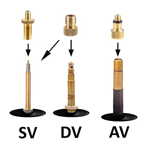 PinbWD 32PCS Premium Brass Valve Adapter, Bike Tire Valve Adapters, Ball Pump Needle, Adapters Kit as Inflation Devices and Accessories fit for Standard Pump or Air Compressor（Brass-32Pcs ） - Image 3