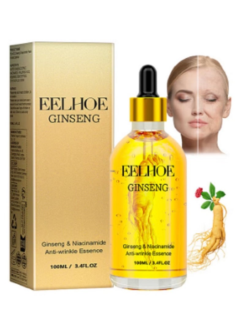 EELHOE One Ginseng Per Bottle, Ginseng Polypeptide Anti-Wrinkle Essence, Ginseng Anti Ageing Serum for Women - Image 1