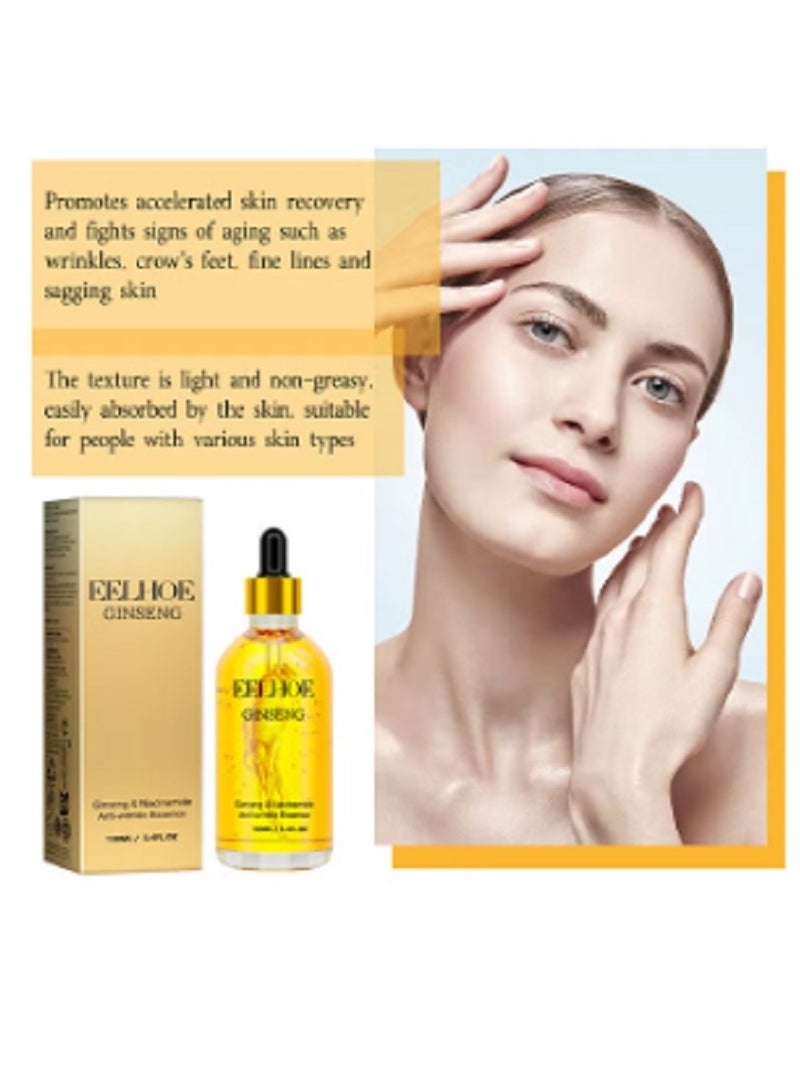 EELHOE One Ginseng Per Bottle, Ginseng Polypeptide Anti-Wrinkle Essence, Ginseng Anti Ageing Serum for Women - Image 4