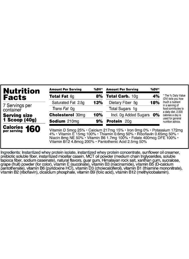 TransformHQ TransformHQ Meal Replacement Shake Powder 7 Servings (Blueberry Cheesecake) - Gluten Free, Non-GMO  - Image 2