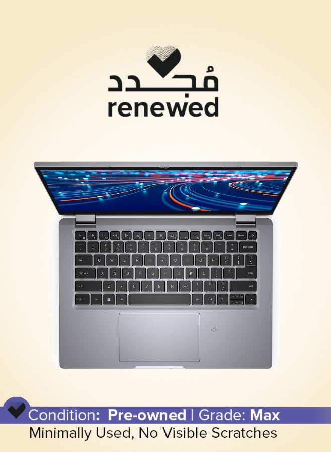 Renewed - Latitude 5320 Laptop With 13.3-Inch Full HD Display,Core i5 Processor/Dual Core/11th Gen/16GB RAM/256GB SSD/Intel HD Graphics/Windows 11 Pro English silver