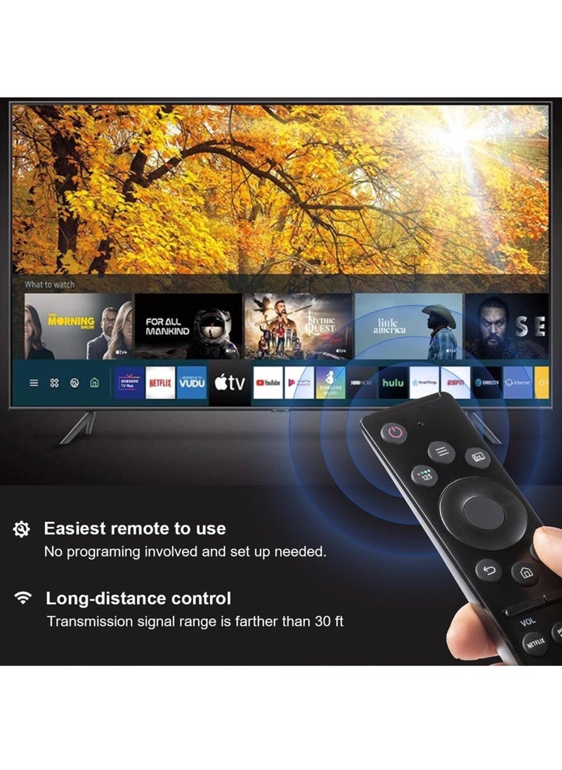 manar ORIGINAL QUALITY Newest Universal Remote Control for All Samsung TV Remote Compatible All Samsung Smart LED QLED UHD SUHD HDR LCD Frame Curved Solar HDTV 4K 8K 3D TVs BN59-01312A  - Image 3