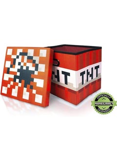 General Minecraft Treasure box lawn TNT storage box Stool sitting Large capacity storage stool box (38 * 38 * 38cm)  - Image 2