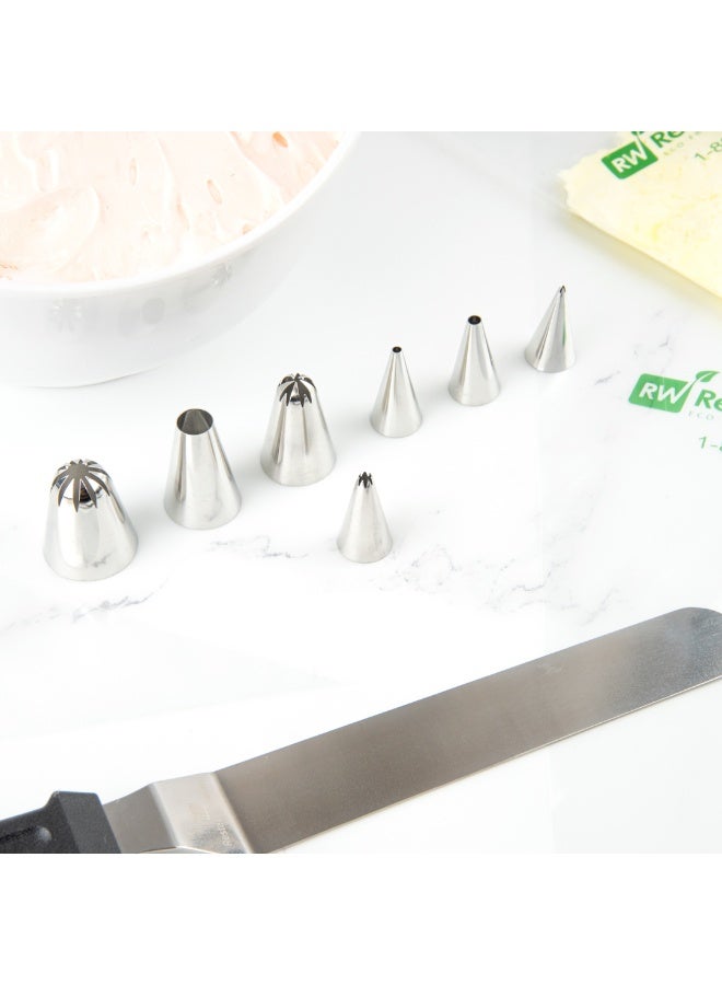 Restaurantware Pastry Tek Piping Tip, 1 Open Star Decorating Tip - #18, Dent-Resistant, Stainless Steel Icing Tip, Dishwasher-Safe, Decorate Cupcakes, Cakes, or Cookies - Image 5
