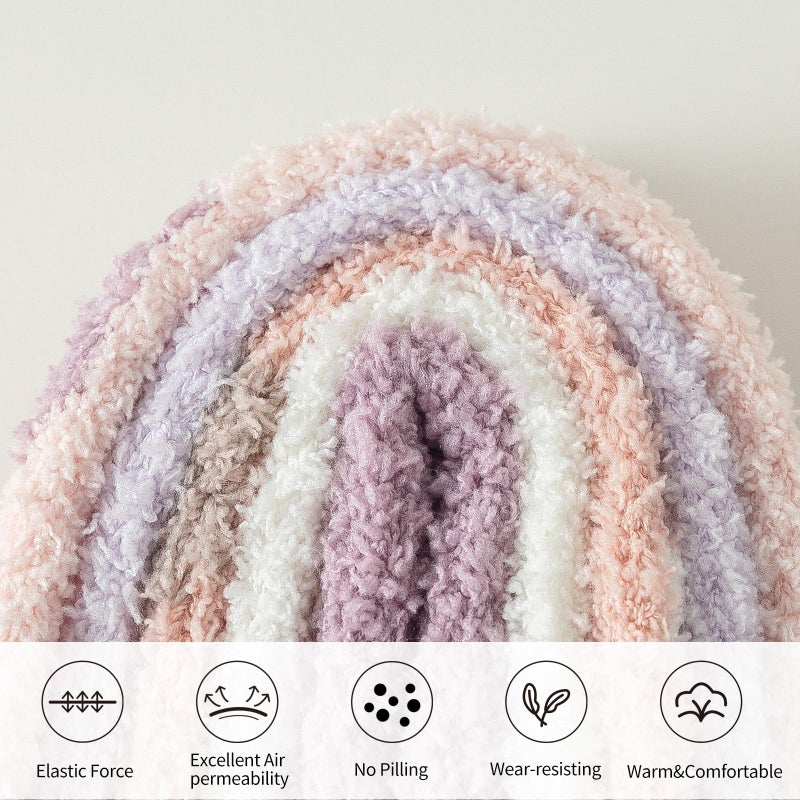 Pleneal Fuzzy Socks for Women, Soft Fluffy Socks Women, Winter Warm Slipper Sleeping Sock - Image 5