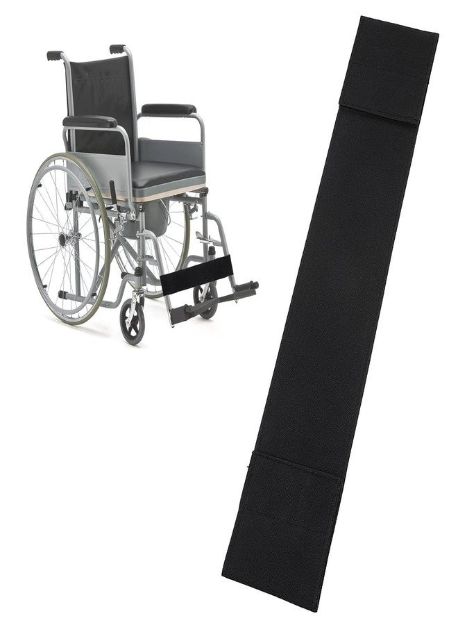 Andibro Adjustable Wheelchair Footrest Belt, Oxford Cloth Leg Straps for Seniors Disabled Wheelchair Foot Straps Calf Support Restraints 19.68 x 4.05Inch - Image 1