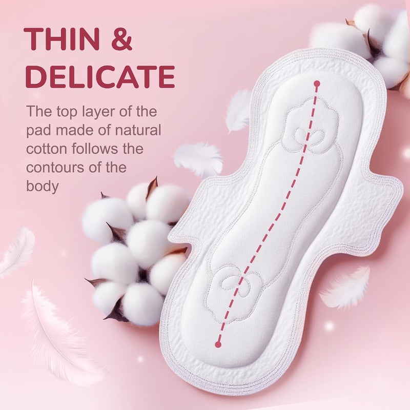 Kokoshi Premium Sanitary Pads for Women – 245mm, 8 Count | Ultra-Soft, Hypoallergenic, Ultra-Thin, High Absorbency | Day Use Pads for Comfort & Freshness - Image 3