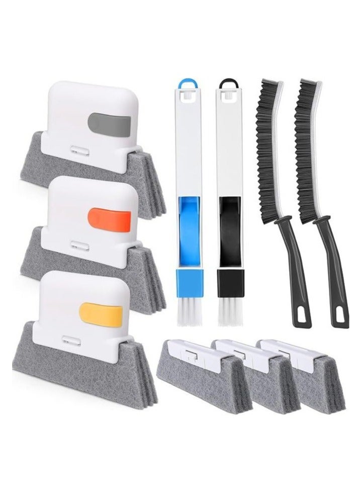 general 7 Pieces Window Track Cleaner Set Window Groove Cleaning Brush Tools - Image 1
