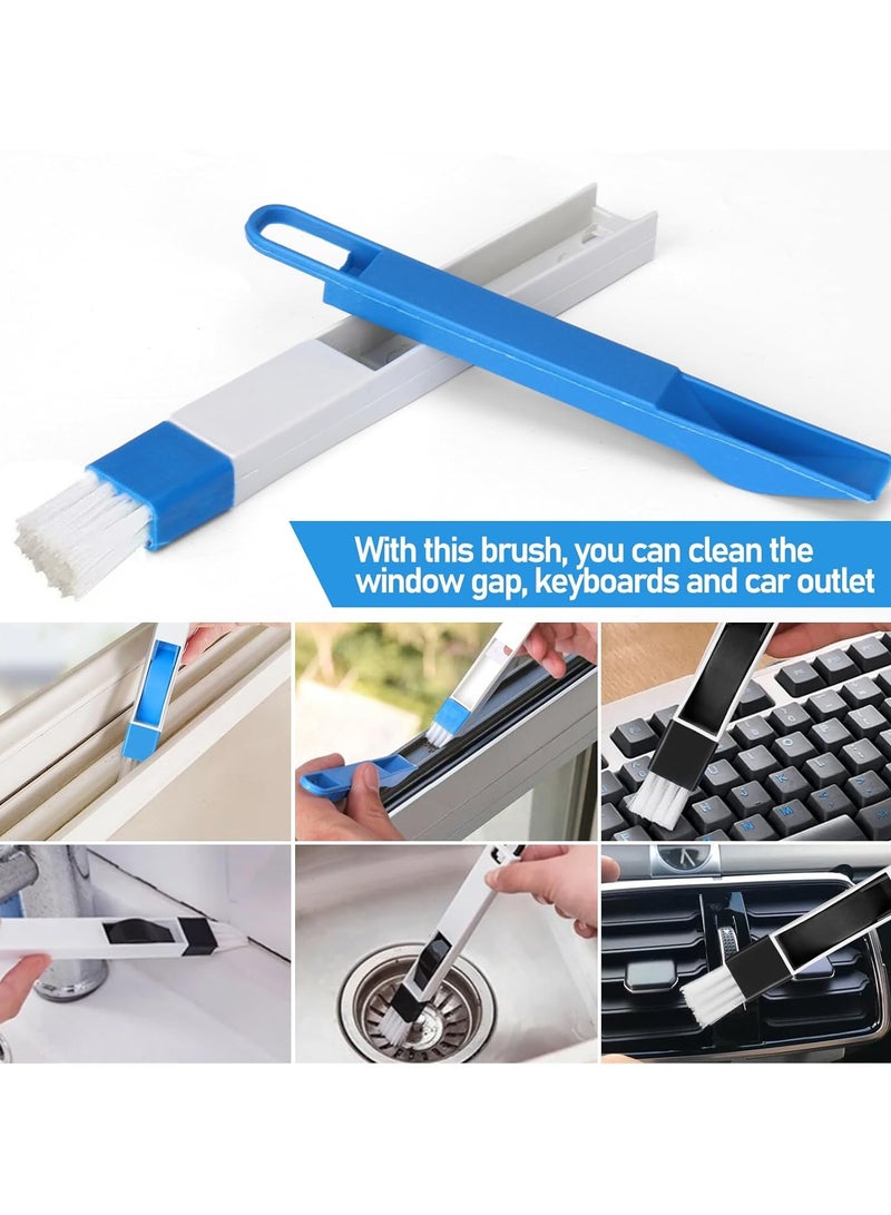 general 7 Pieces Window Track Cleaner Set Window Groove Cleaning Brush Tools - Image 5