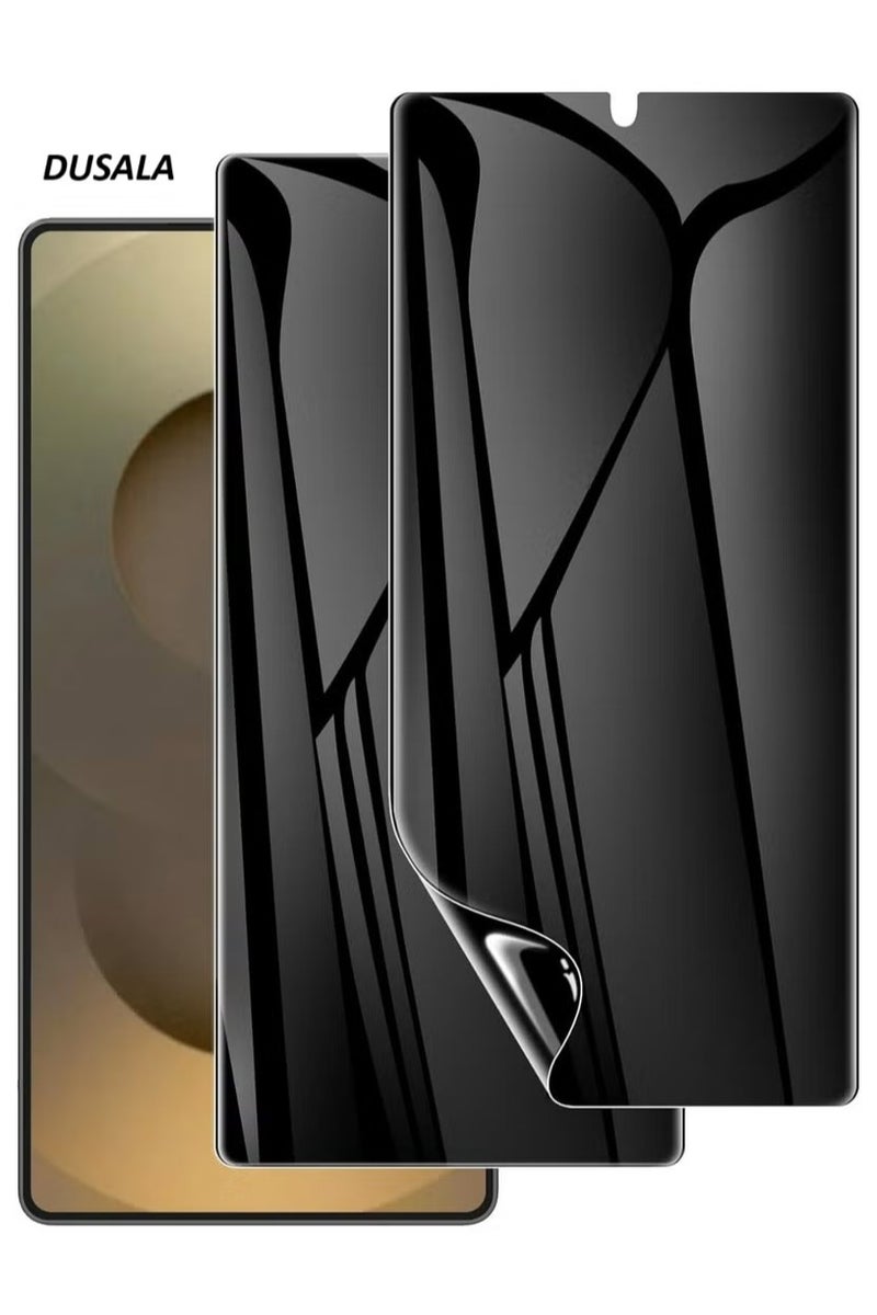 DUSALA Samsung Galaxy S24 Ultra Screen Protector Flexible Hydrogel Matte Anti-Spy Film 2-Pack Touch Sensitive Durable Protector For Samsung Galaxy S24 Ultra 6.8-inch - Image 1