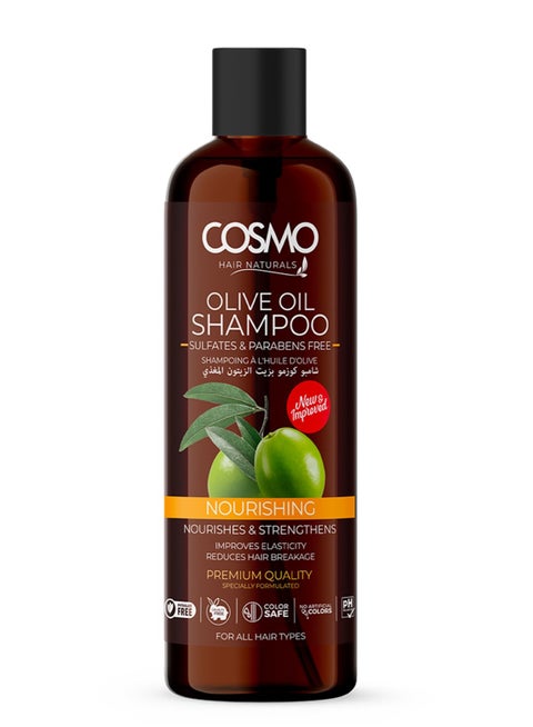 Olive Oil Shampoo Nourishing And Stengthens Free Of Sulfates And Parabens 480 Ml