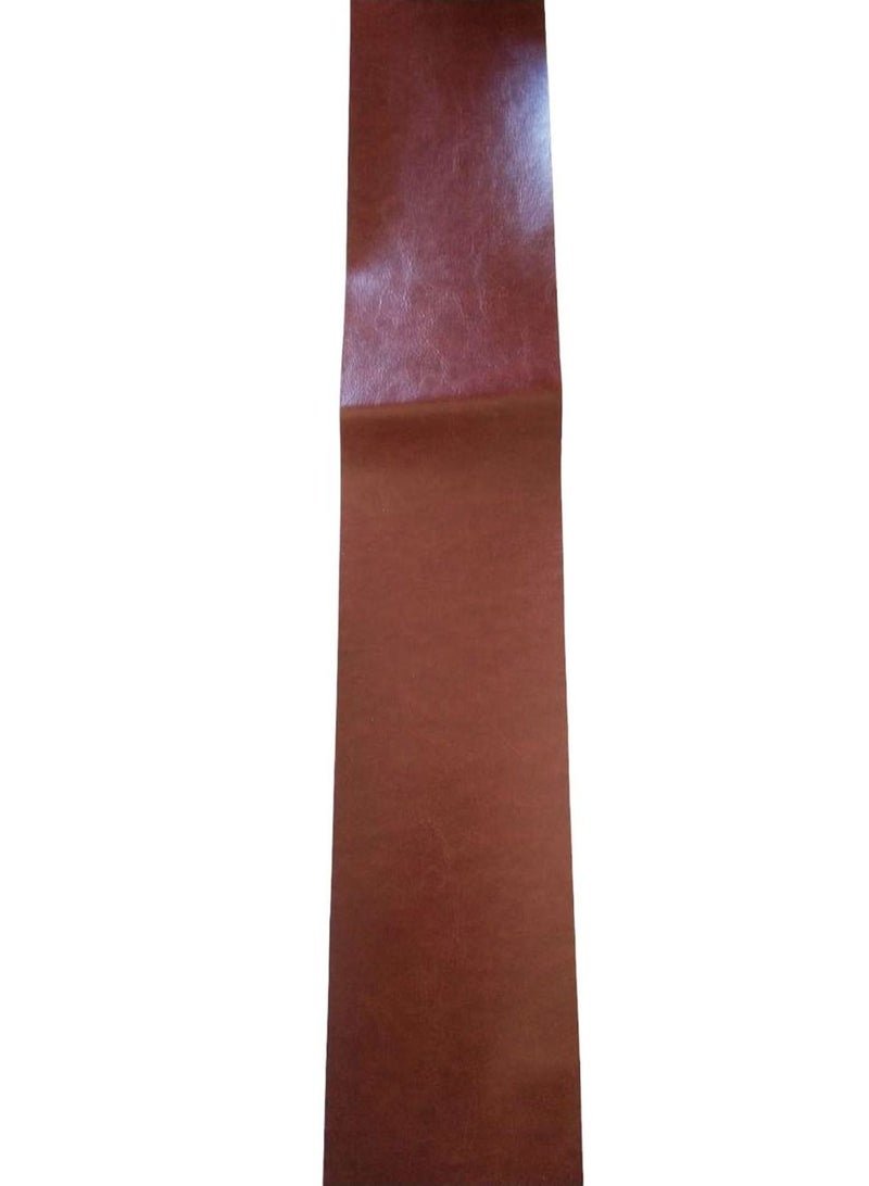 لفة إصلاح جلدية ذاتية اللصق للإصلاح باللون البني - Image 2