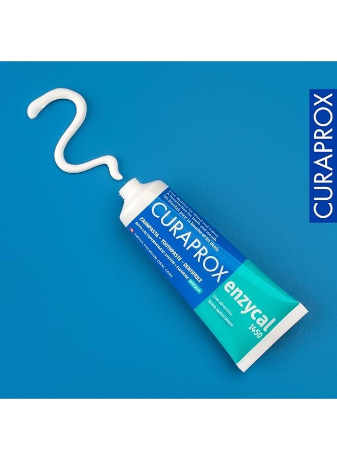 Curaprox Enzycal 1450 Toothpaste – Effective Anti-Cavity Protection – 75ml - Image 2