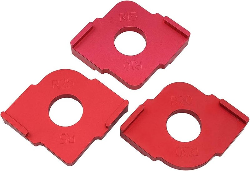 قالب جهاز التوجيه بزاوية مدورة من سبائك الألومنيوم لأعمال النجارة الدقيقة R5 R10 R15 R20 R25 R30 - Image 2