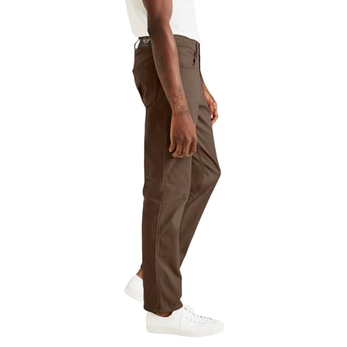 Dockers® Men's Jean Cut Straight Fit with All Seasons Tech™, Smokey Hazelnut, 34W x 34L - Image 3