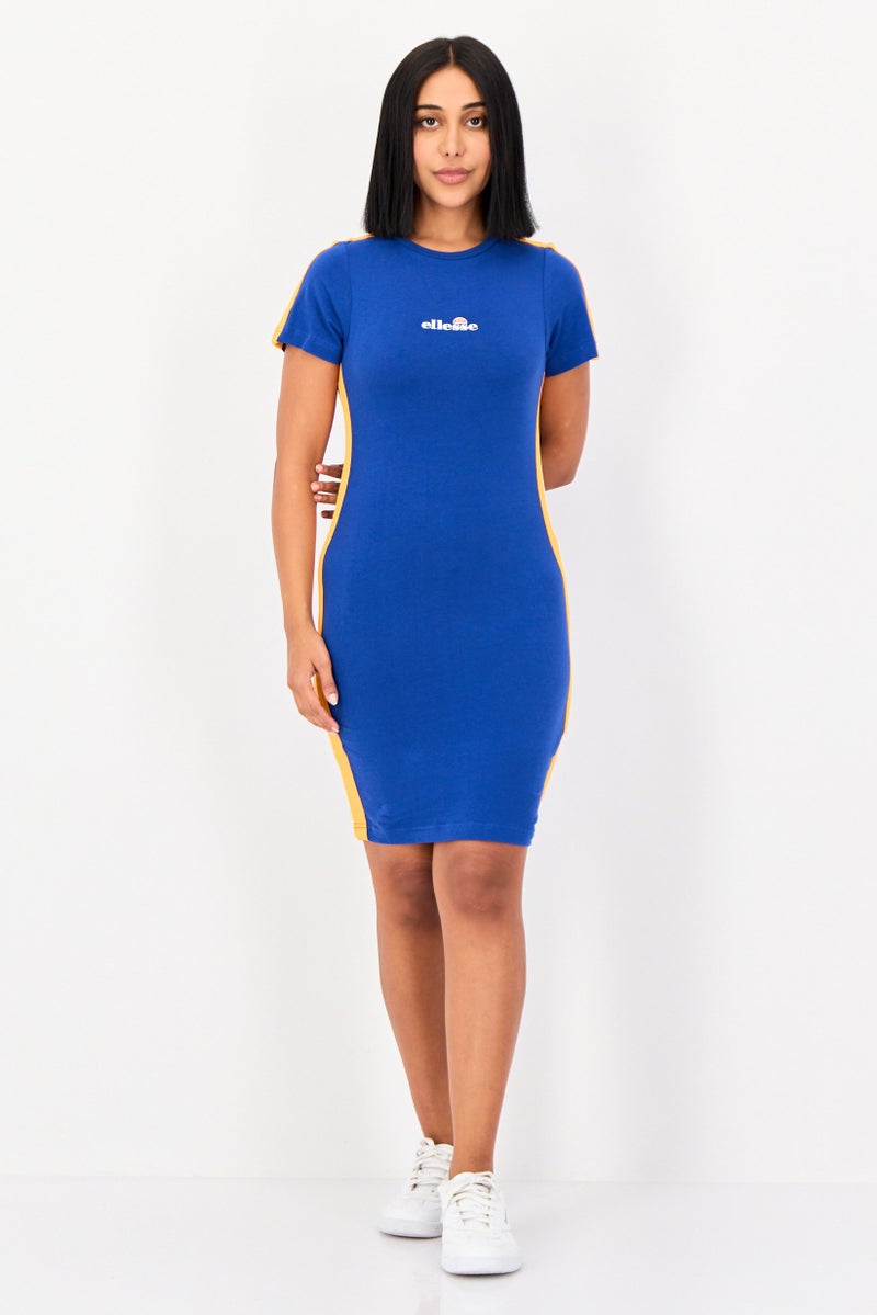 Ellesse Women Sportswear Fit Short Sleeve Outdoor Rigi Dress, Blue - Image 4