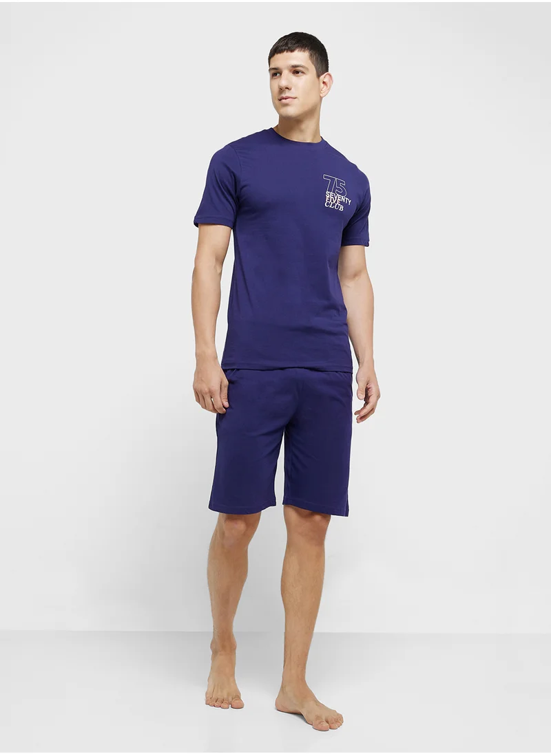 Seventy Five Nightwear Top & Shorts Sets