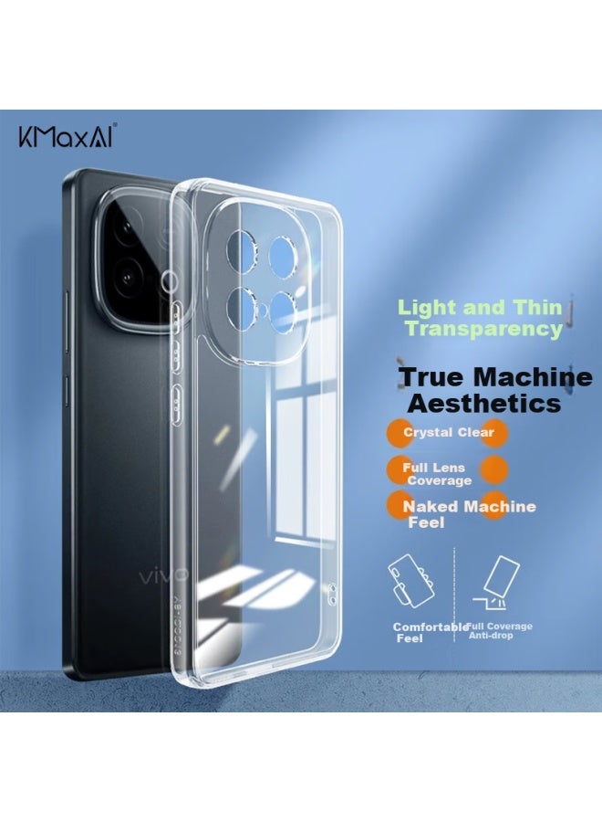 Kmaxai Ultra-thin Lens Full Cover Anti-scratch Anti-drop Tpu Crystal Clear Soft Case For Vivo Y300 Gt - Image 1