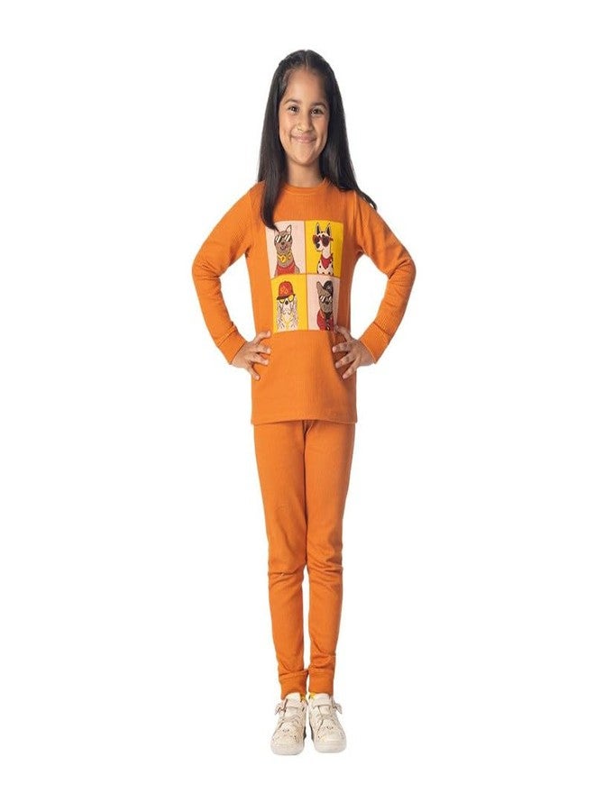 YouGotPlanB Thermal Set for Kids | Pack of 1 Top & Bottom | Cotton | Ages 3-14 Years | Soft on Skin | Comfort Fit | Warm Inner Thermal Wear for Boys & Girls - Image 1