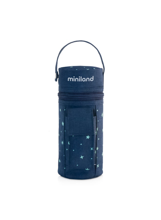 Miniland Warmy Travel Portable Car Bottle Warmer – Denim - Image 1