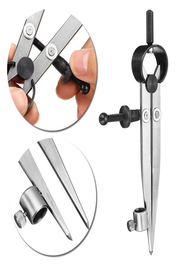 AI New 12" Precision Compass Pencil Holder/Spring Divider/Scriber - Image 3