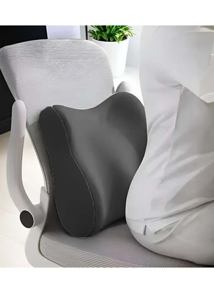 Lumbar Support Pillow for Office Chair，Memory Foam Back Support Cushion for Back Pain Relief，Back Support Pillow for Home, Office, Car Seat - Image 3