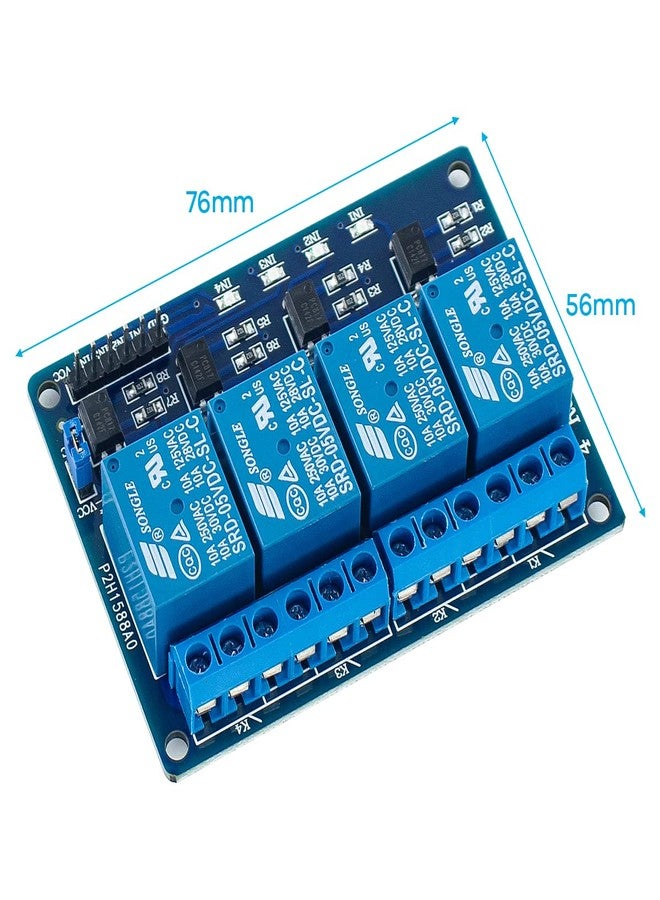 Hosyond وحدة ريلاي 4 قنوات 5 فولت من هوسيوند 4 حزمة مع لوحة ريلاي أوبتوكوبلر لأردوينو Raspberry Pi MEGA2560 - Image 3