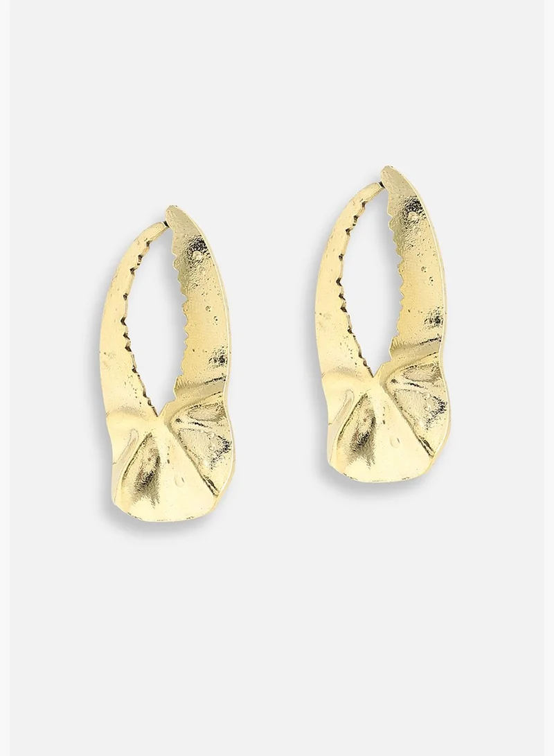 SOHI Gold Plated Party Designer Drop Earring For Women