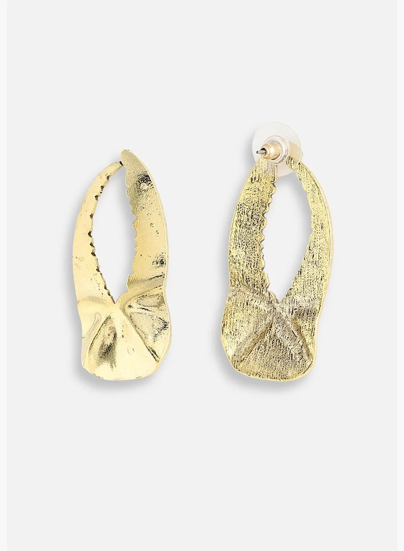 SOHI Gold Plated Party Designer Drop Earring For Women