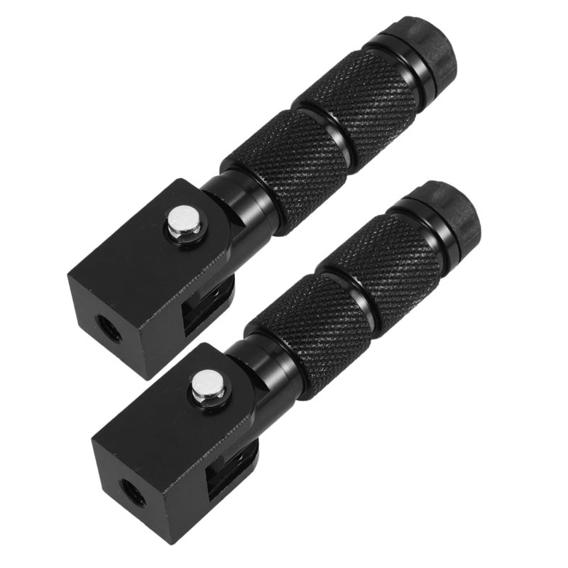 4 Pcs Aluminum Alloy Motorcycle Foot Pegs Folding Design Lightweight Stable Accessories - Image 4