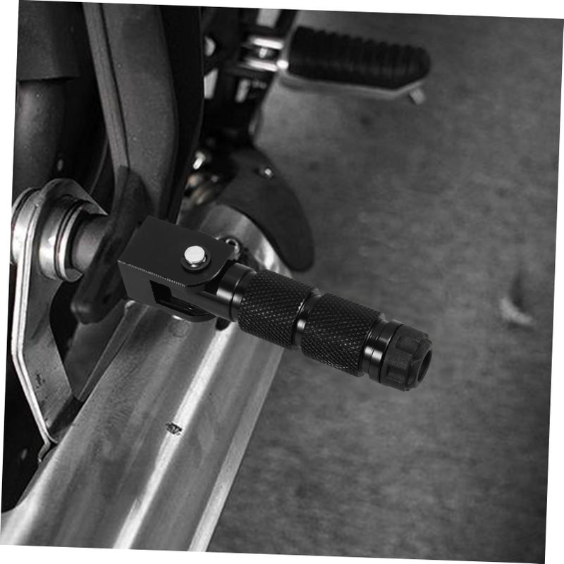 4 Pcs Aluminum Alloy Motorcycle Foot Pegs Folding Design Lightweight Stable Accessories - Image 5