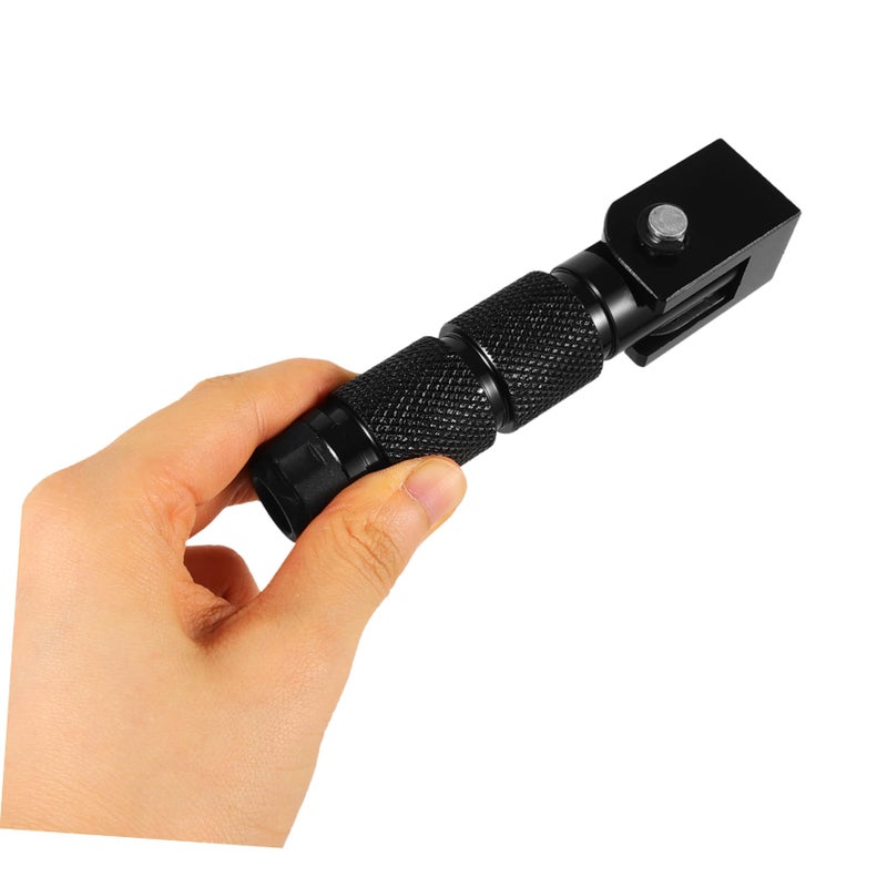 4 Pcs Aluminum Alloy Motorcycle Foot Pegs Folding Design Lightweight Stable Accessories - Image 3