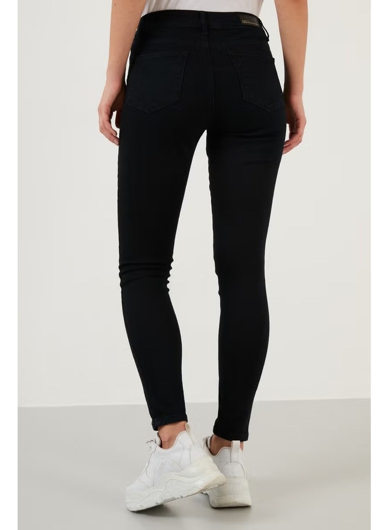 Lela Cotton High Waist Skinny Fit Skinny Jeans Women's Denim Trousers 639ISABEL - Image 1