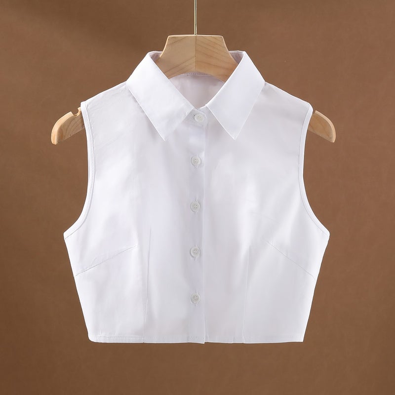 Korean Style False Collar Women'S All-Match False Collar Shirt False Collar Shirt Collar White Sweater Decorative Cotton False Collar - Image 3