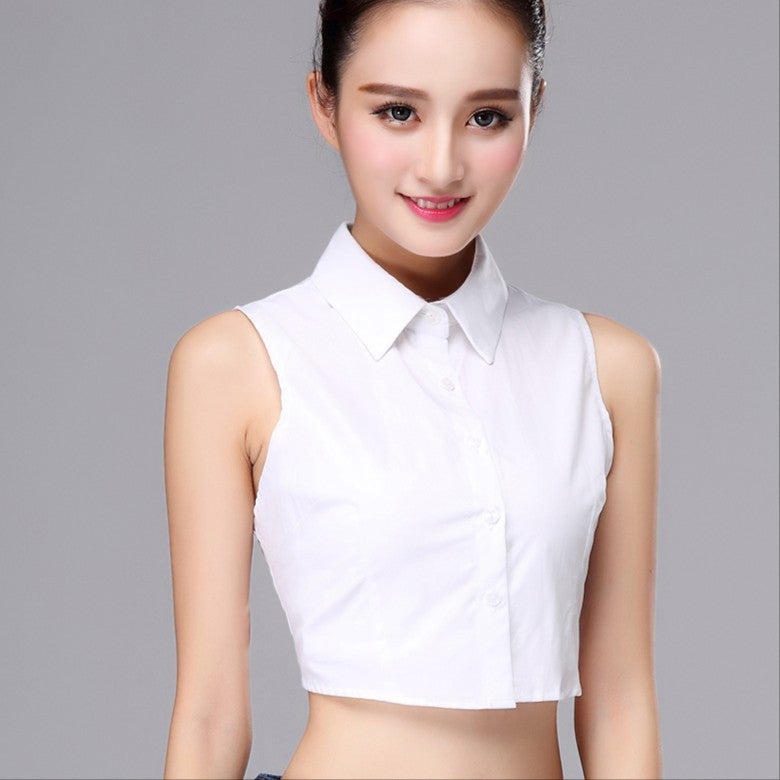 Korean Style False Collar Women'S All-Match False Collar Shirt False Collar Shirt Collar White Sweater Decorative Cotton False Collar - Image 4