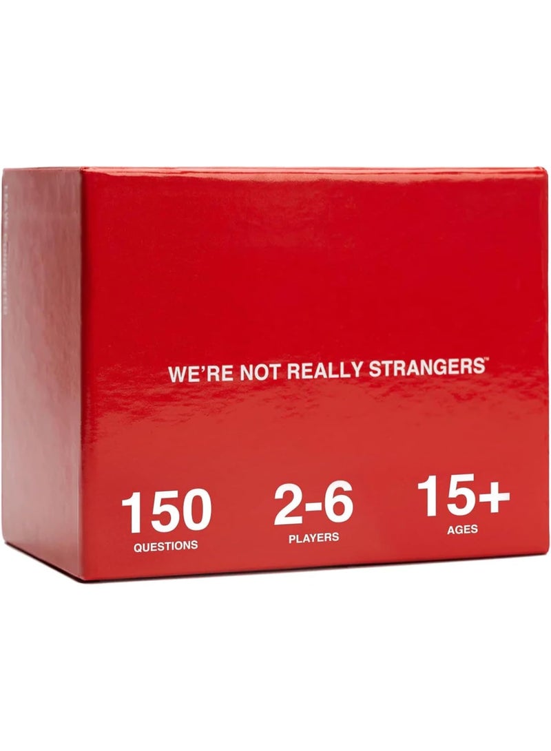 ST ZONE We're Not Really Strangers Family Edition Card Game, Multi, Conversation Starters for Teens and Adults, Family Friendly - Image 1