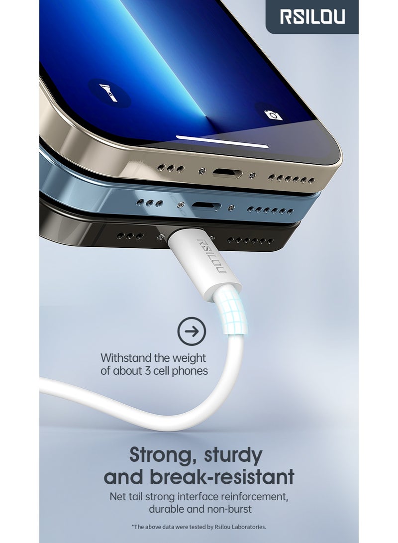 rsilou USB-A to Micro Charging Data Cable (100cm) - Image 4