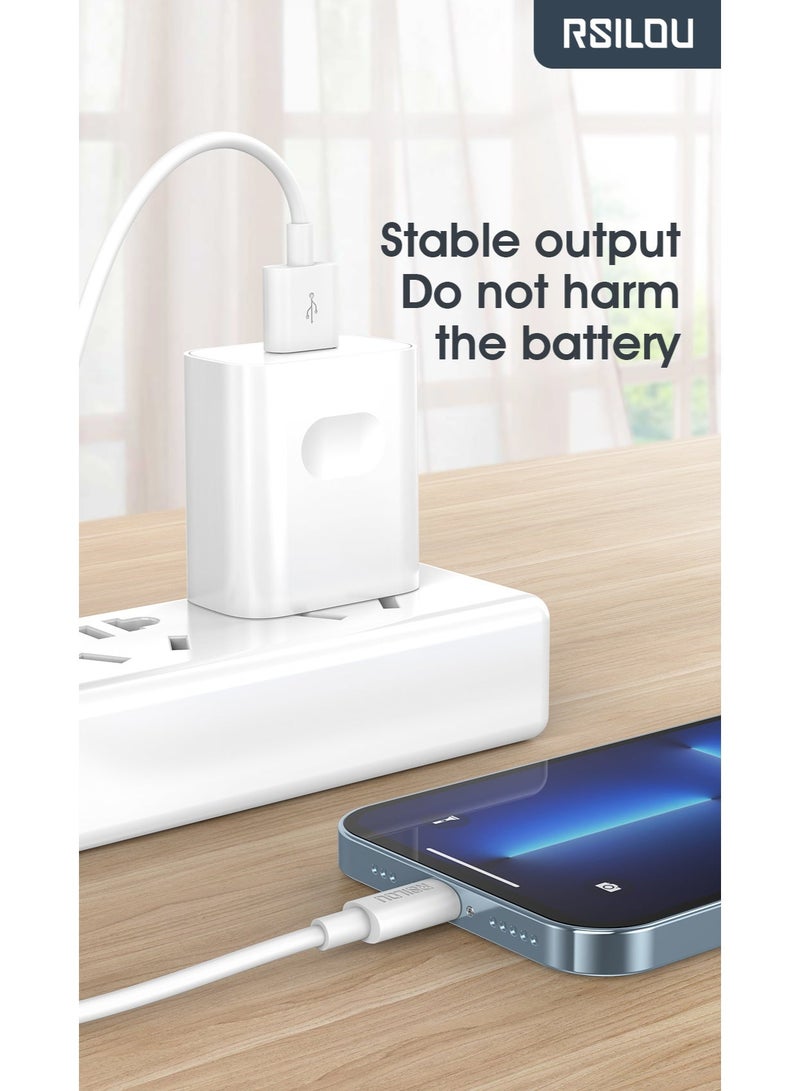 RSILOU-R2002 USB-A to Micro USB Charging Data Cable – 100cm, Fast Charging & Data Transfer, Tangle-Free - Image 3