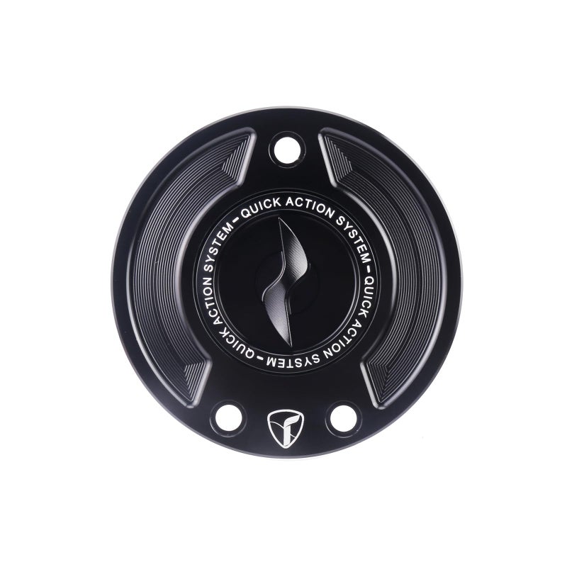VITINO Gas Cap Quick Action Fuel Tank Cap Lightning Key CNC Motorcycle Accessories Fit For BMW F800GS RNINET S1000RR M1000R Black